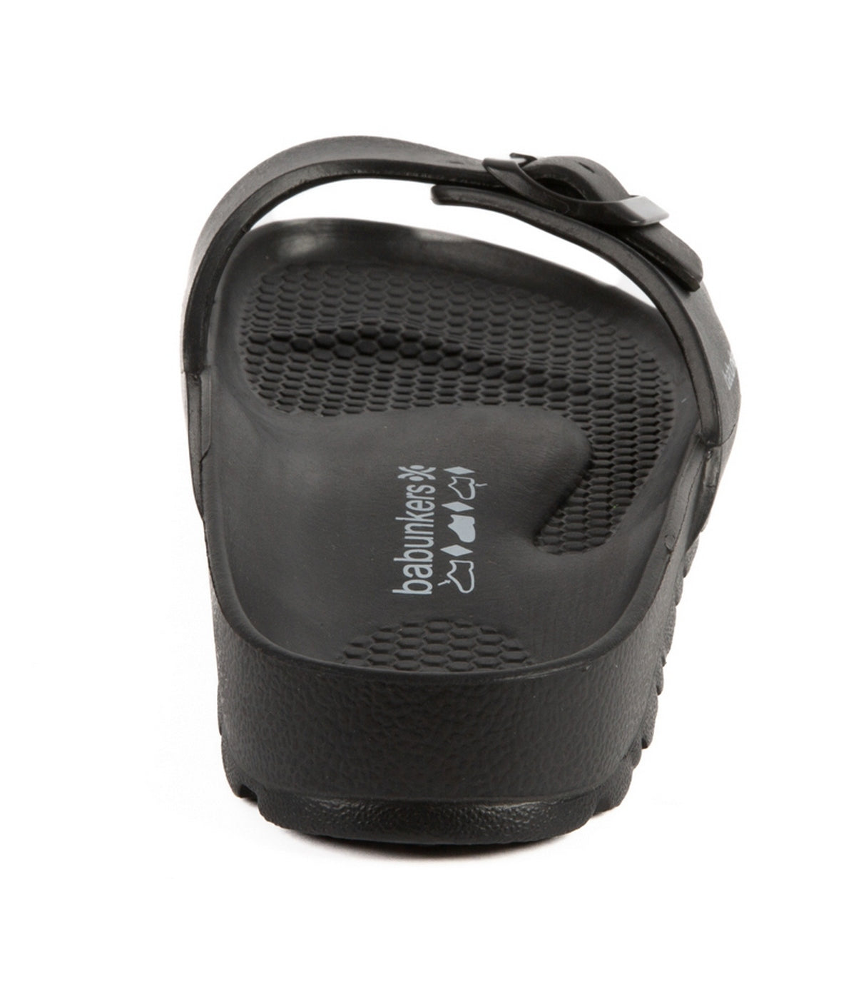 Black Swim Sandals - Women