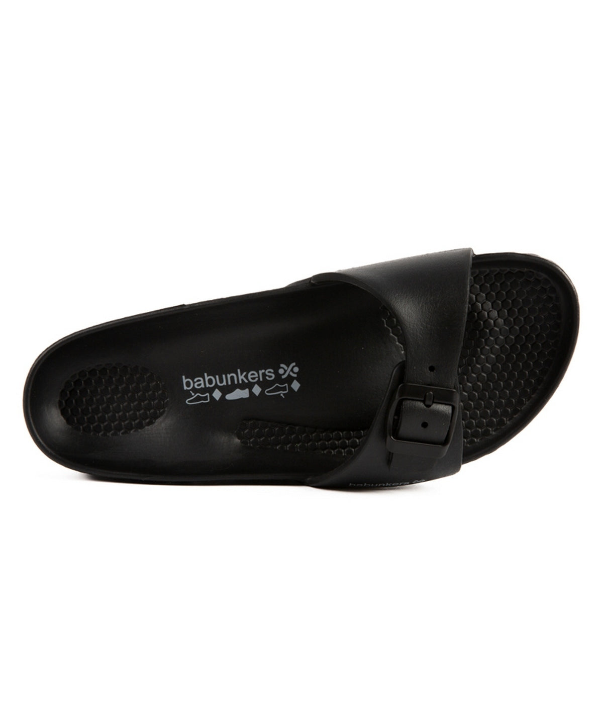 Black Swim Sandals - Women