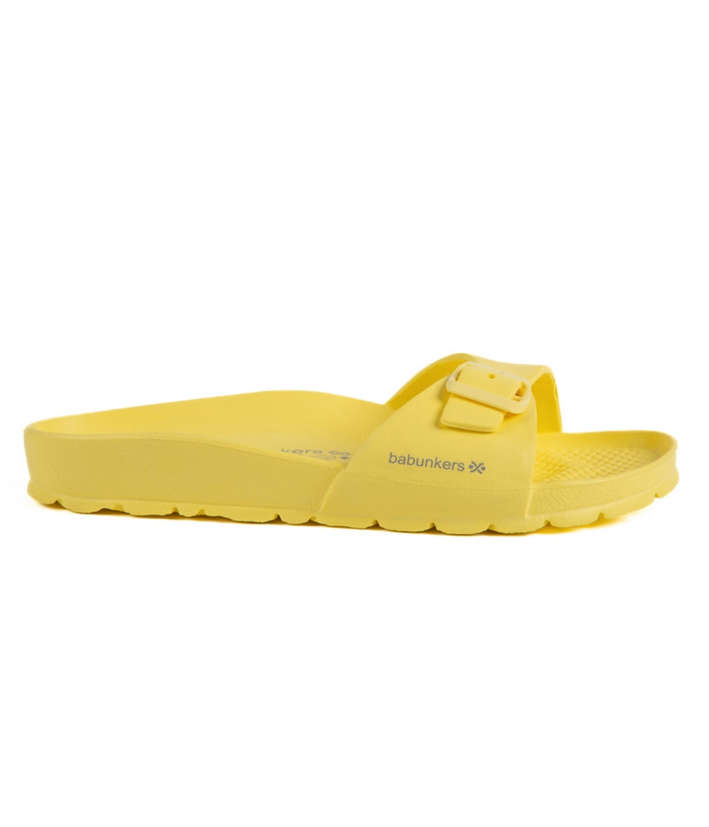 Sandalias de baño amarillas - Mujer