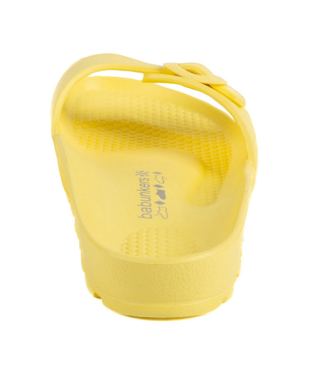 Sandalias de baño amarillas - Mujer