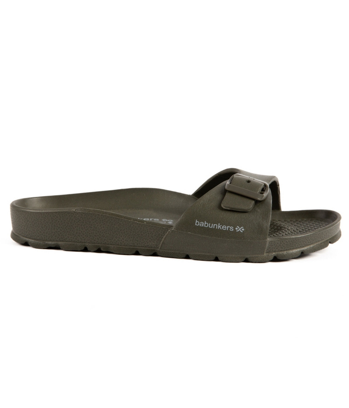 Sandalias de baño color caqui - Mujer