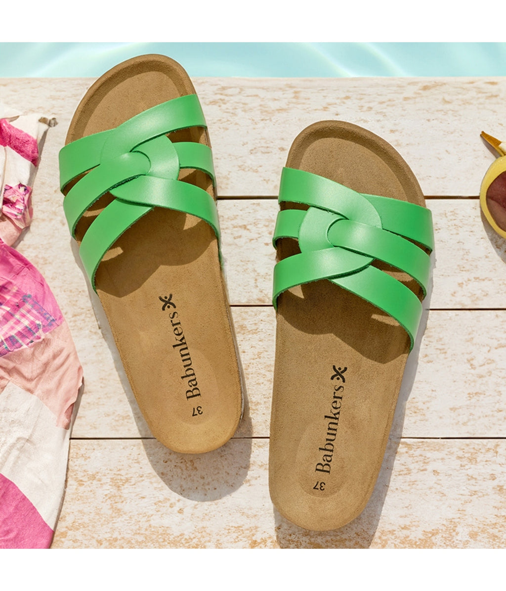 Green Sandals - Women