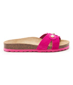 Sandalias fucsia - Mujer