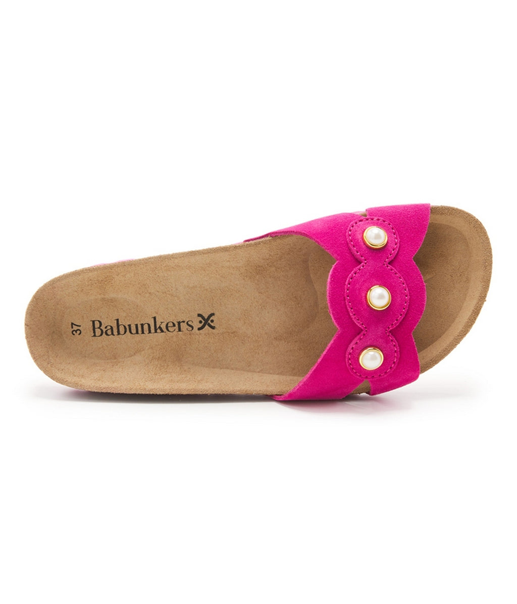 Sandalias fucsia - Mujer