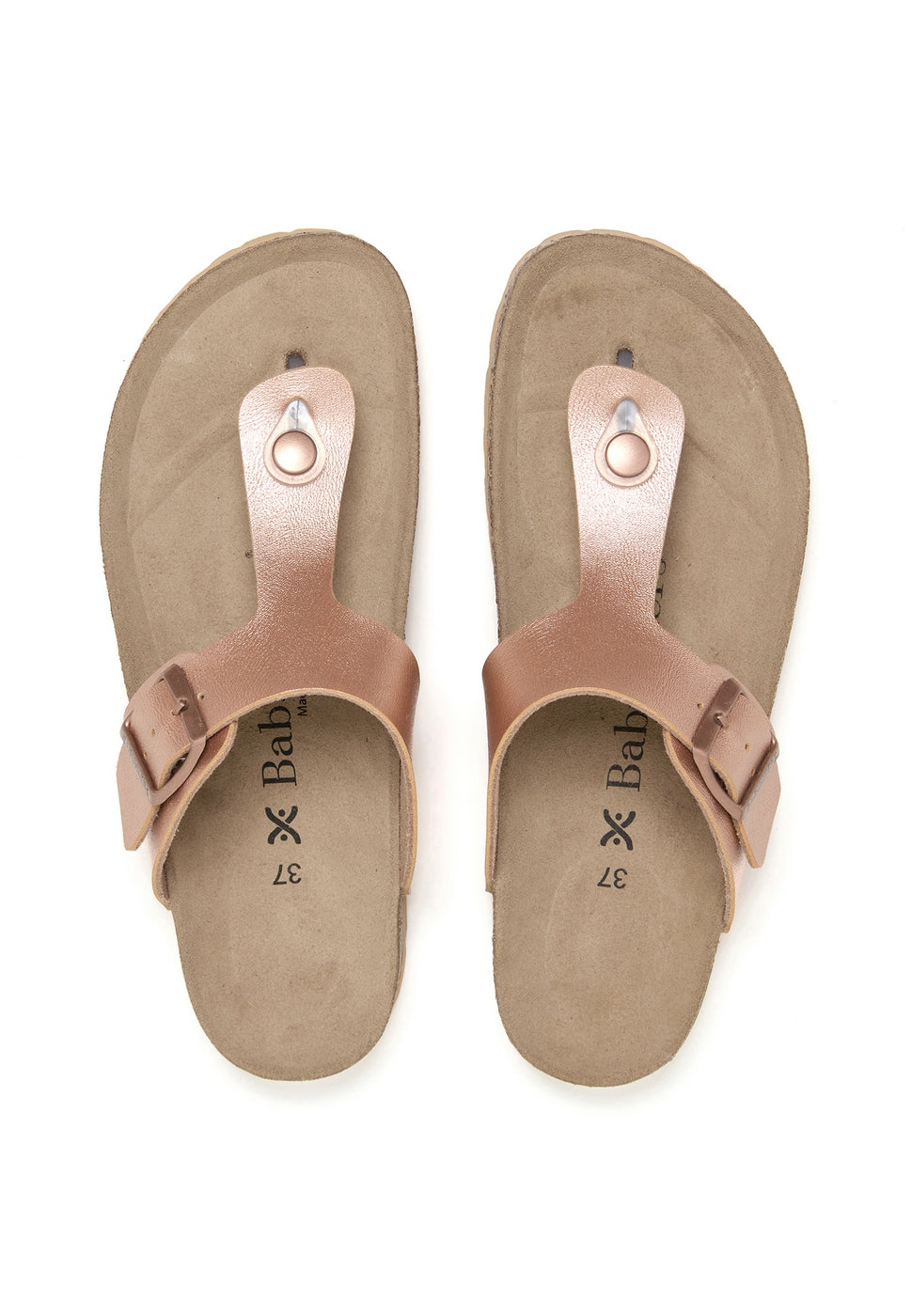 Sandalias salmón - Mujer