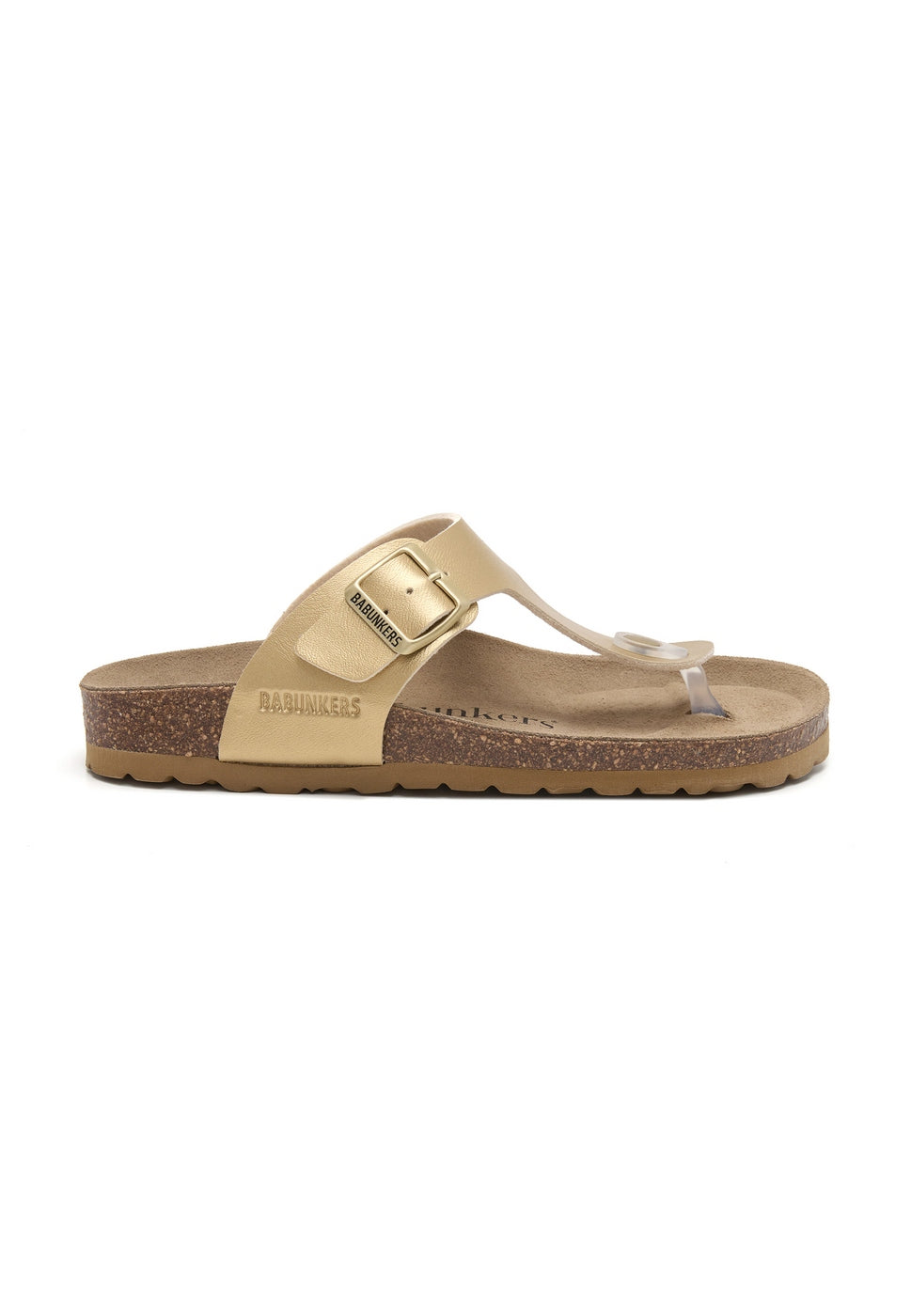 Sandalias doradas - Mujer