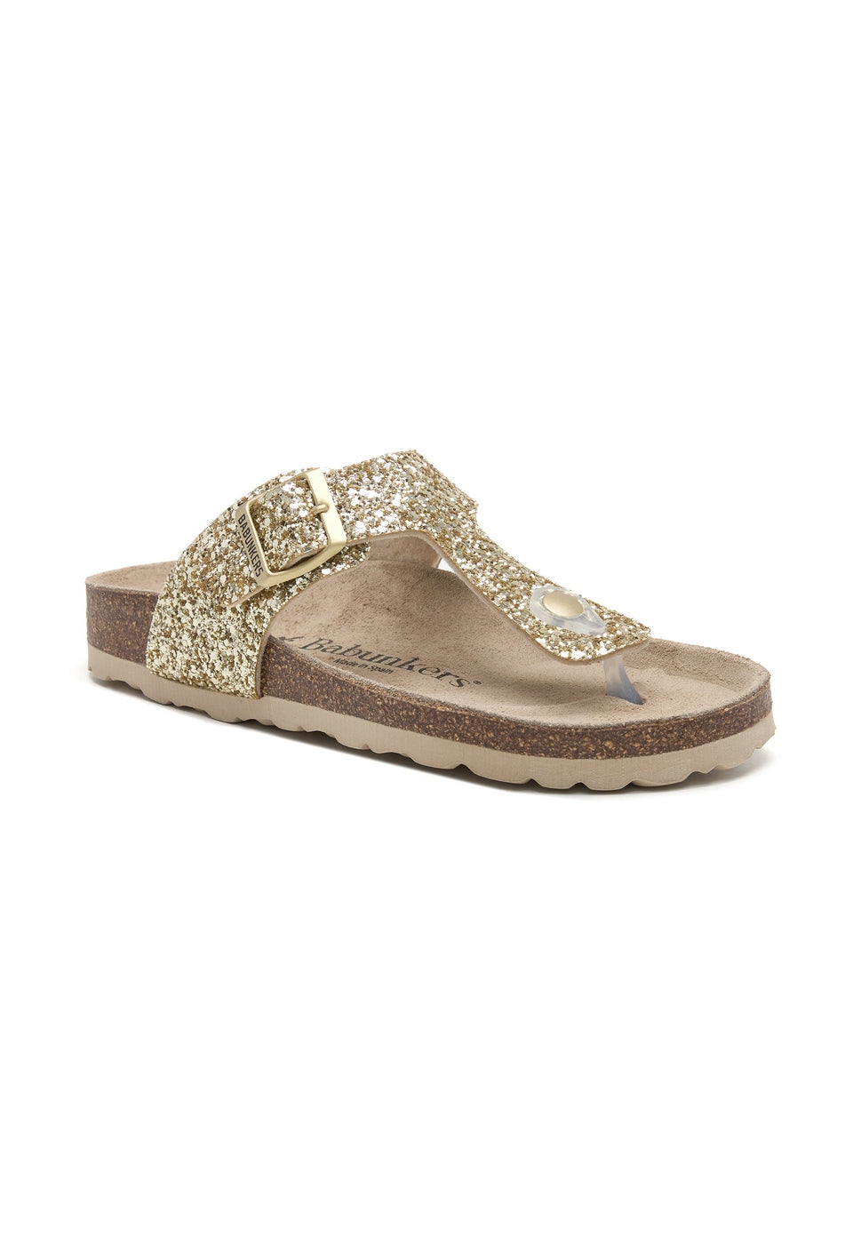 Sandalias doradas - Mujer