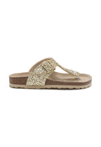 Sandalias doradas - Mujer