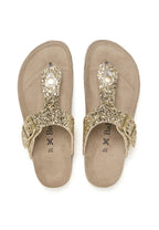 Sandalias doradas - Mujer