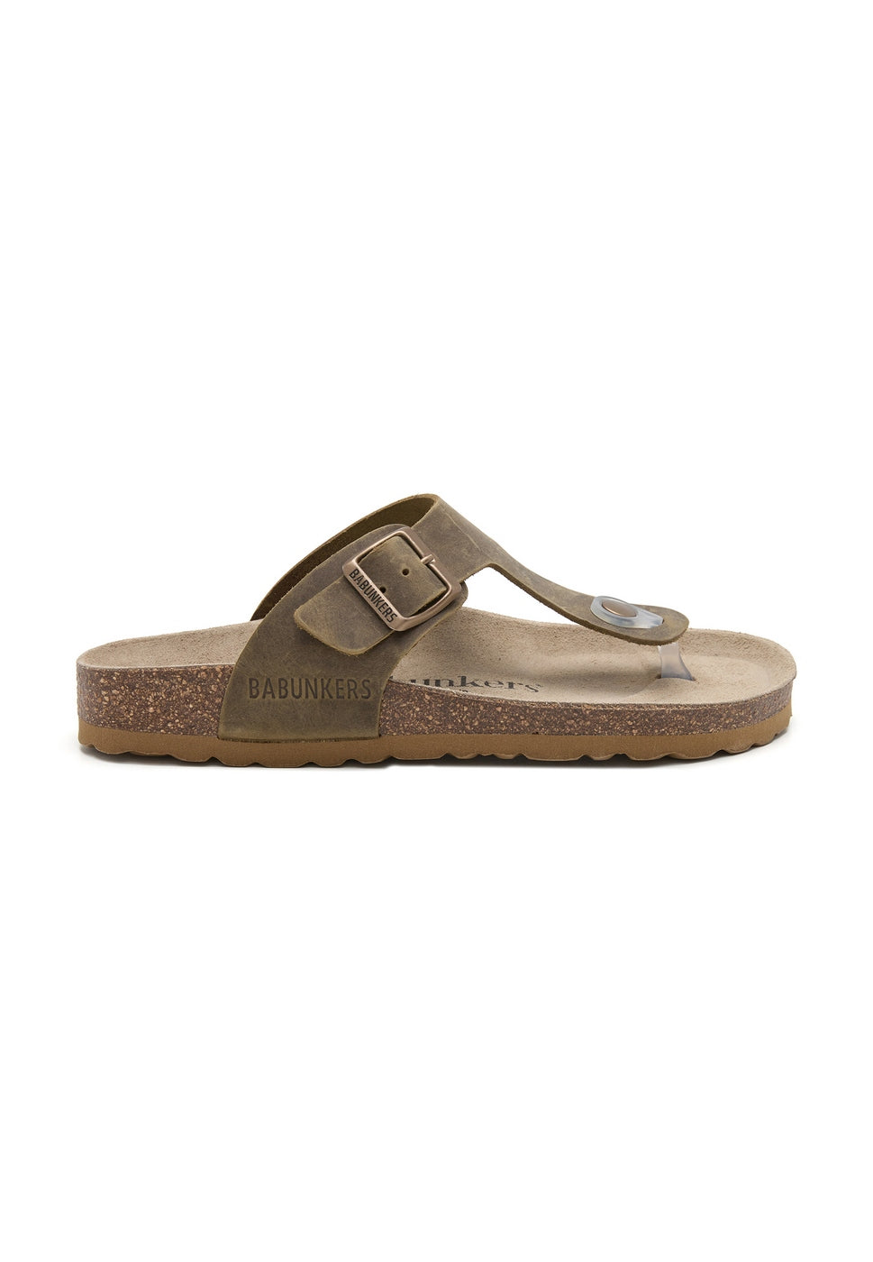 Sandalias caqui - Mujer