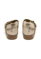 Sandalias caqui - Mujer