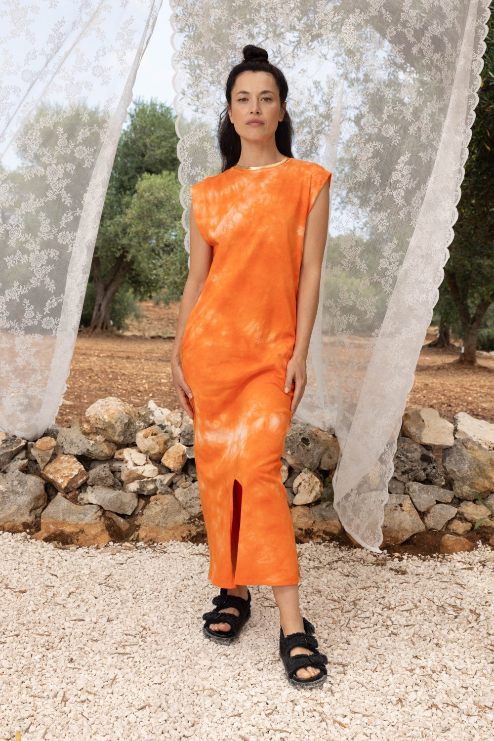 Adè Kjole - Orange