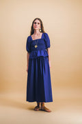 Cecile Navy Skirt