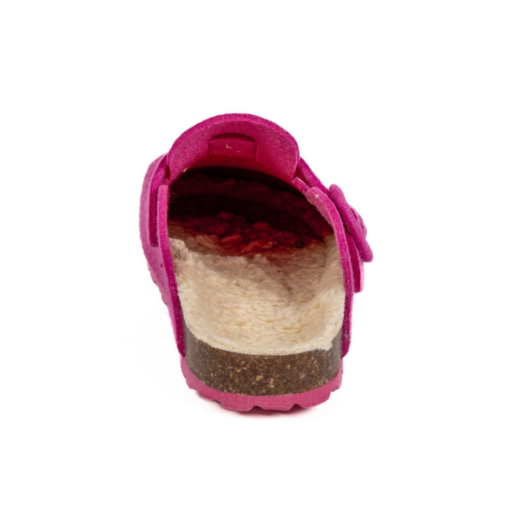 Træsko i fuchsia - Dame