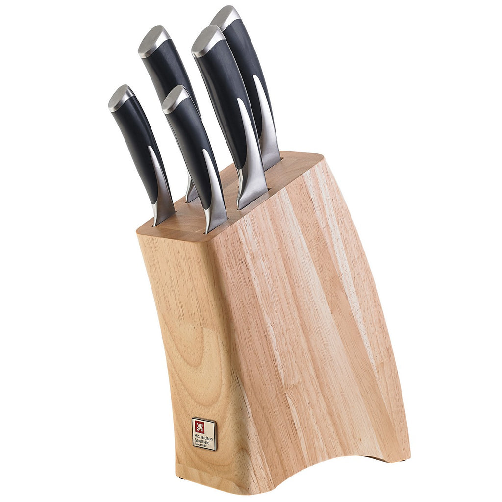 Kyu - Bloque de 5 cuchillos de cocina