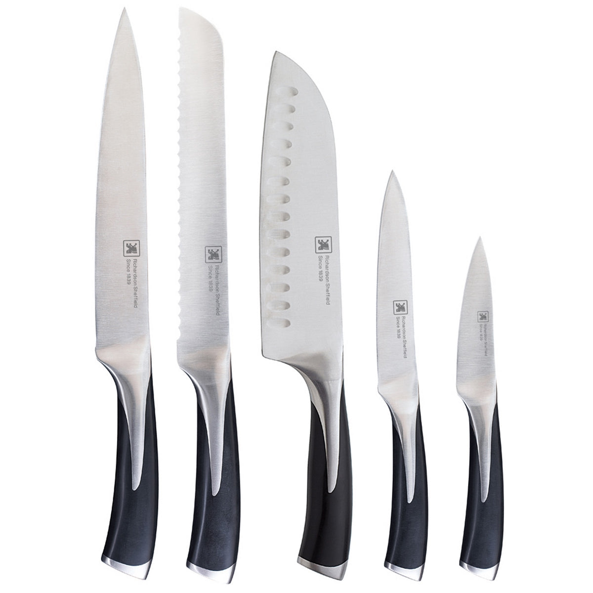 Kyu - Bloque de 5 cuchillos de cocina