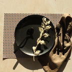 Set van 6 placemats - 45x30 cm - Rood