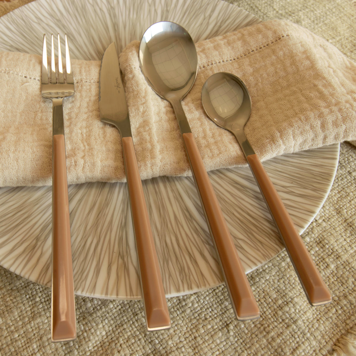 Colorama - Lot De 6 Couteaux De Table - 23.5Cm - Acier Inoxydable
