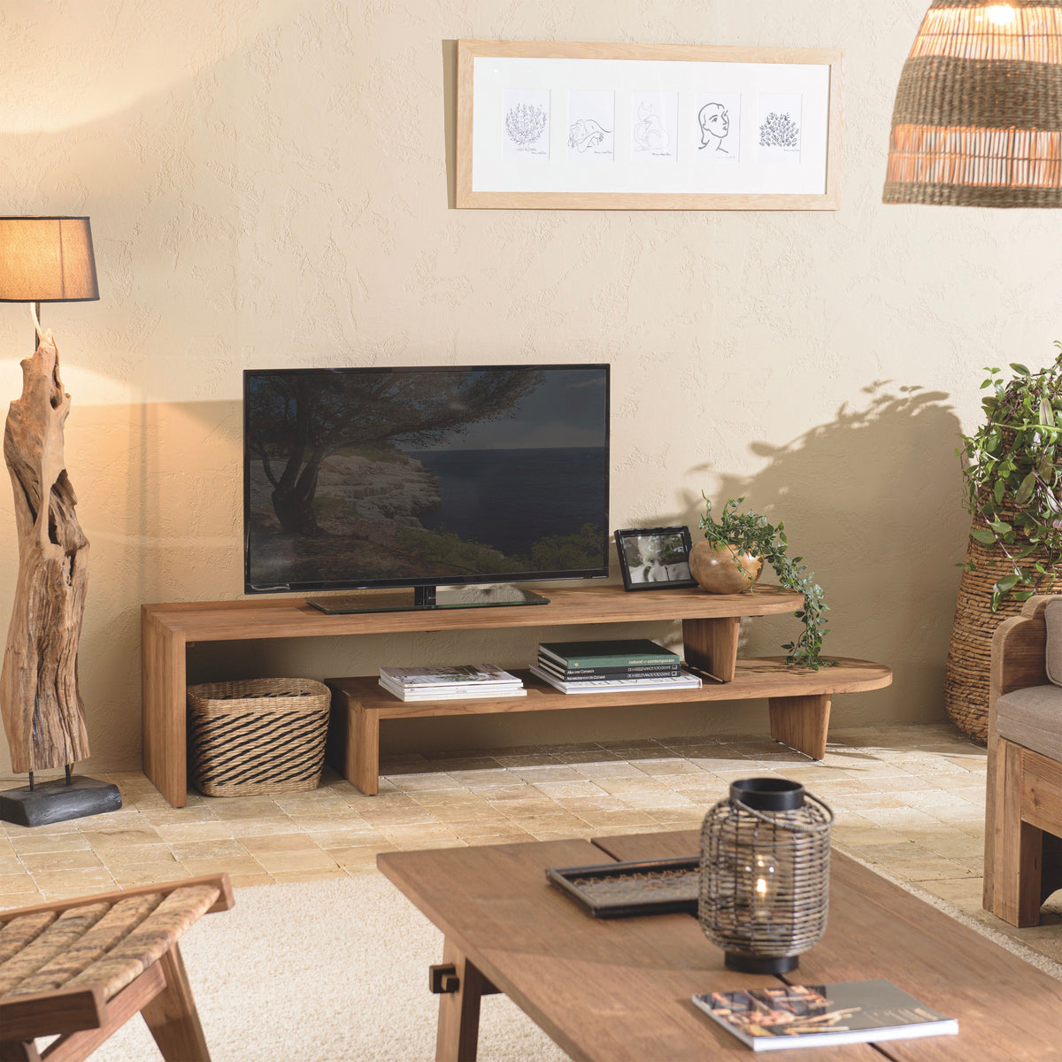 Sixtine - Tv-møbel - Brun