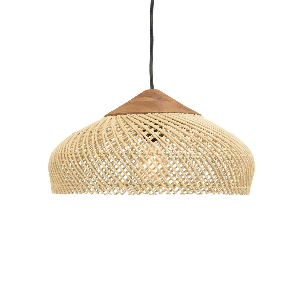 Sixtine – Lampa – Jasne drewno/Brązowy