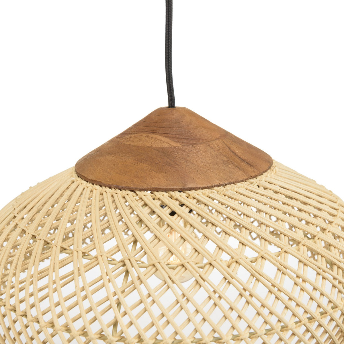 Sixtine – Lampa – Jasne drewno/Brązowy