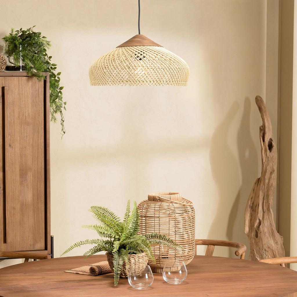 Sixtine – Lampa – Jasne drewno/Brązowy