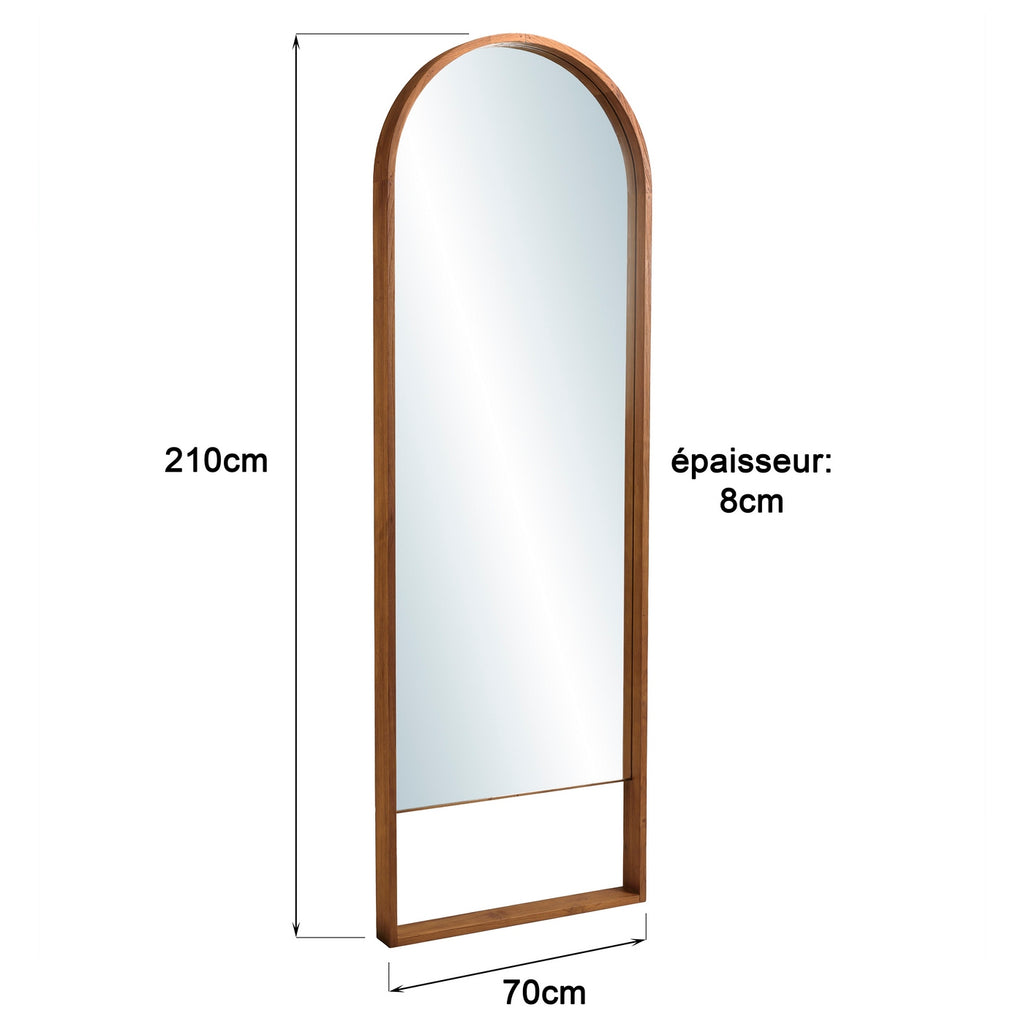 Sixtine - Miroir - Marron/Noir