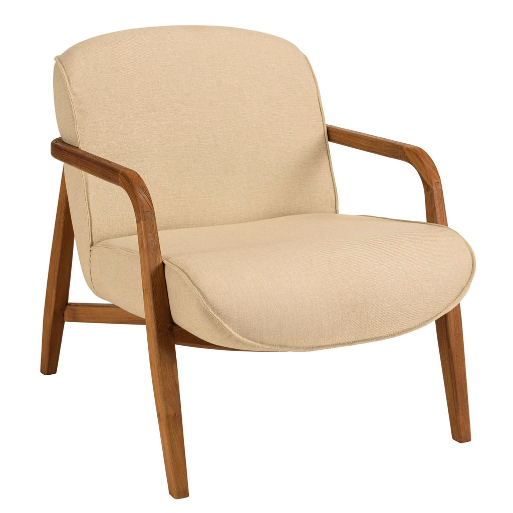 Sixtine - Fauteuil - Marron/Beige