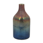 Sunset - Vase Aux Nuances Bleutées Et Rosées - Verre