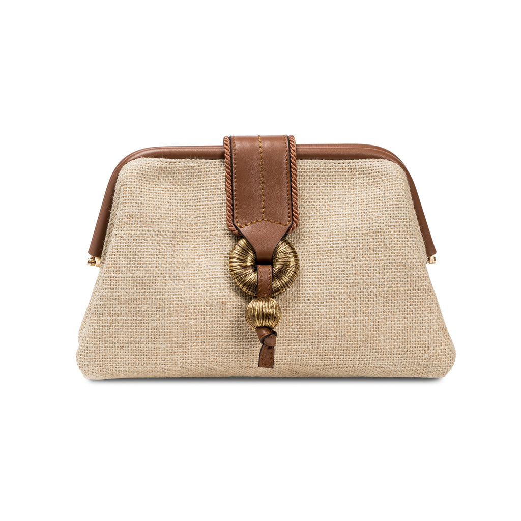 Natural Boho Chic Pouch Bag
