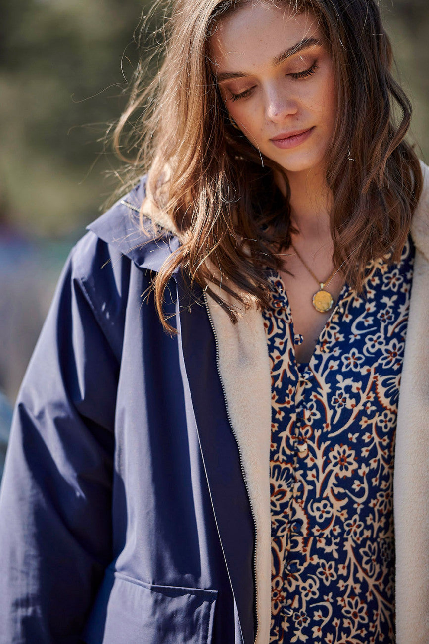 Manteau Gaby - Marine