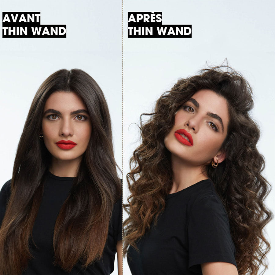 Rizador ultrafino Ghd Curve® Thin Wand - Negro
