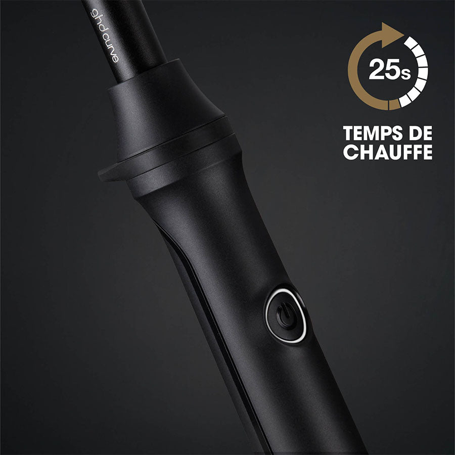 Rizador ultrafino Ghd Curve® Thin Wand - Negro