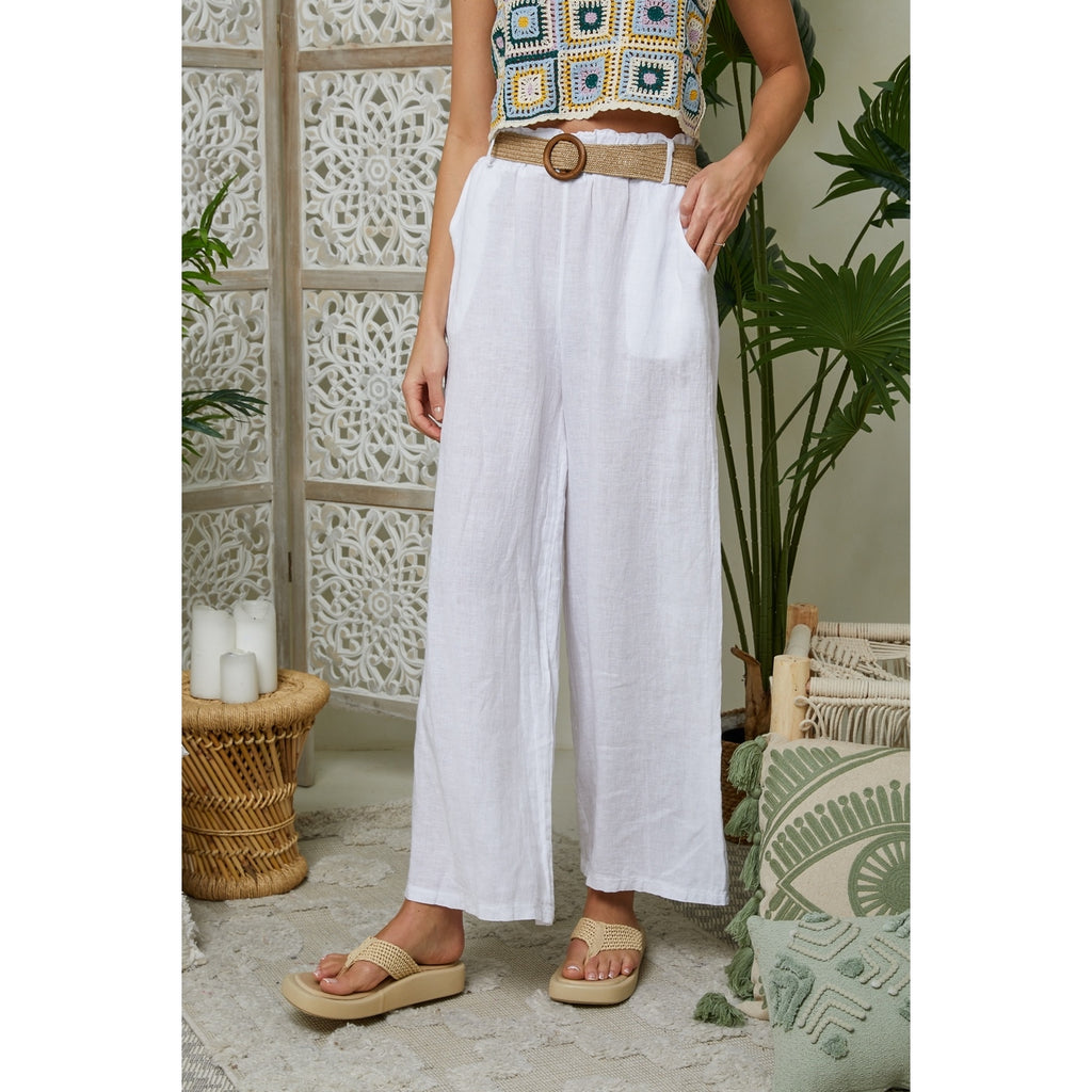 Trousers - White - Women
