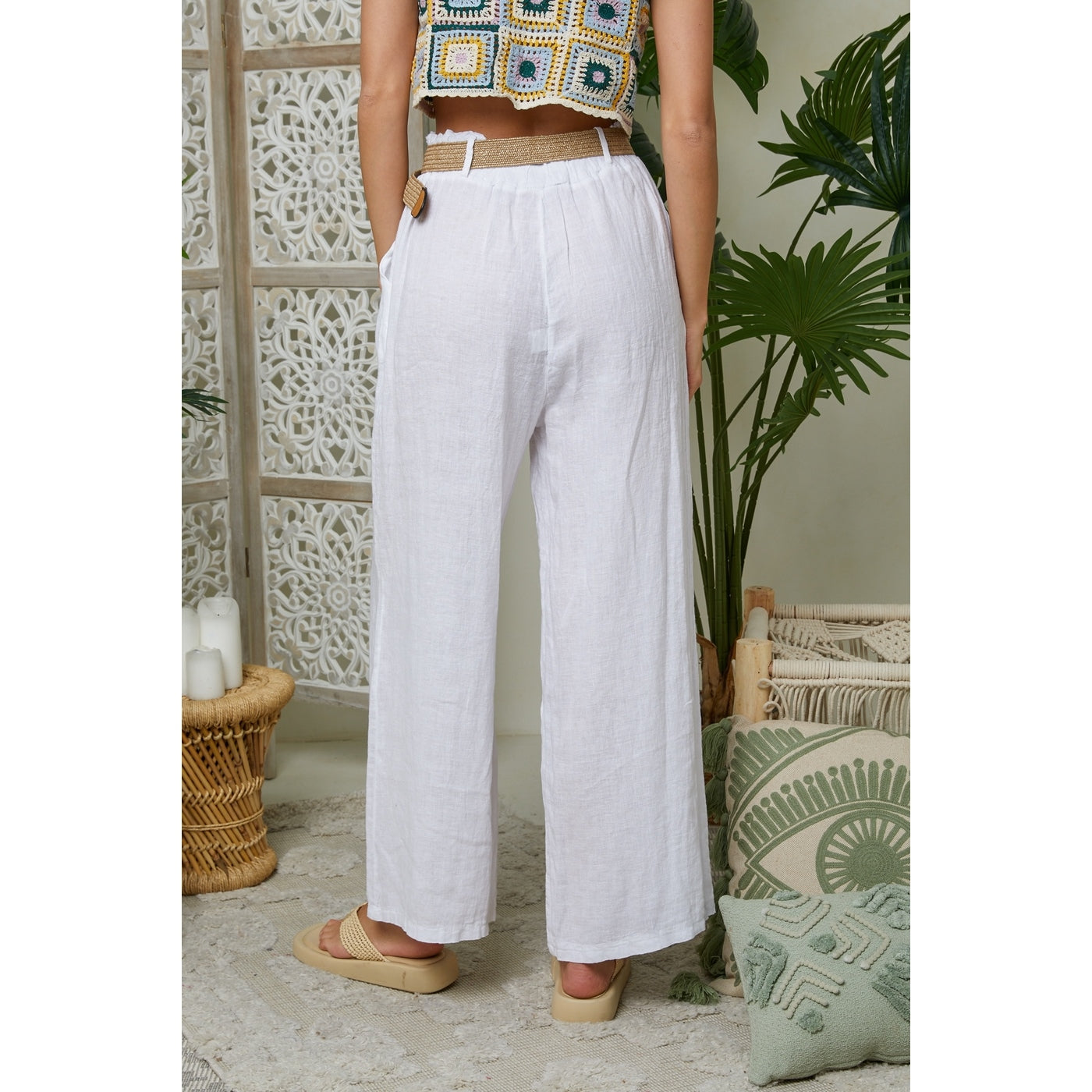 Trousers - White - Women
