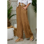 Trousers - Camel - Women
