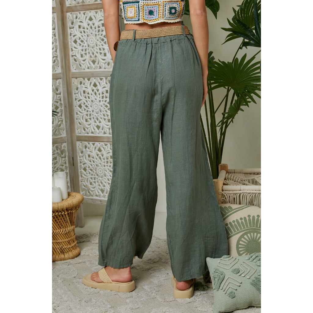 Trousers - Khaki - Women