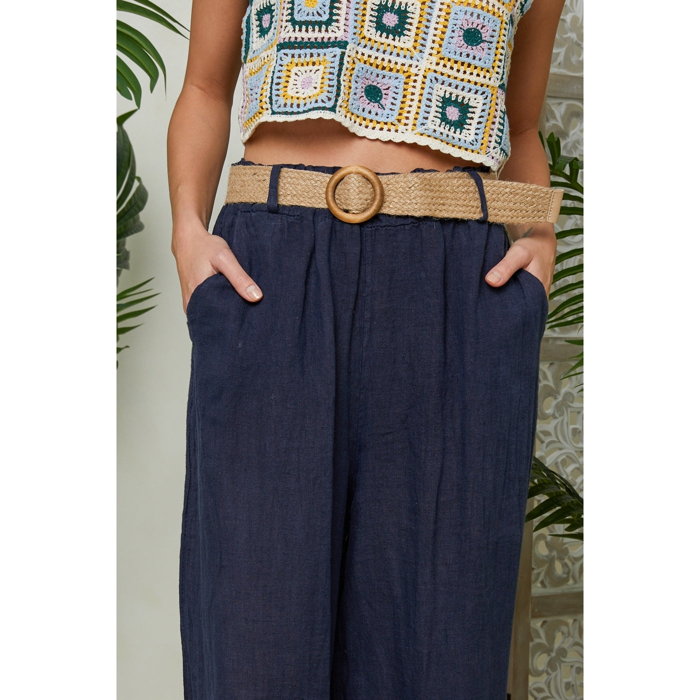Pantalón - Azul Marino - Mujer