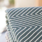 Amsterdam - Plaid - Coton - Bleu Pétrole