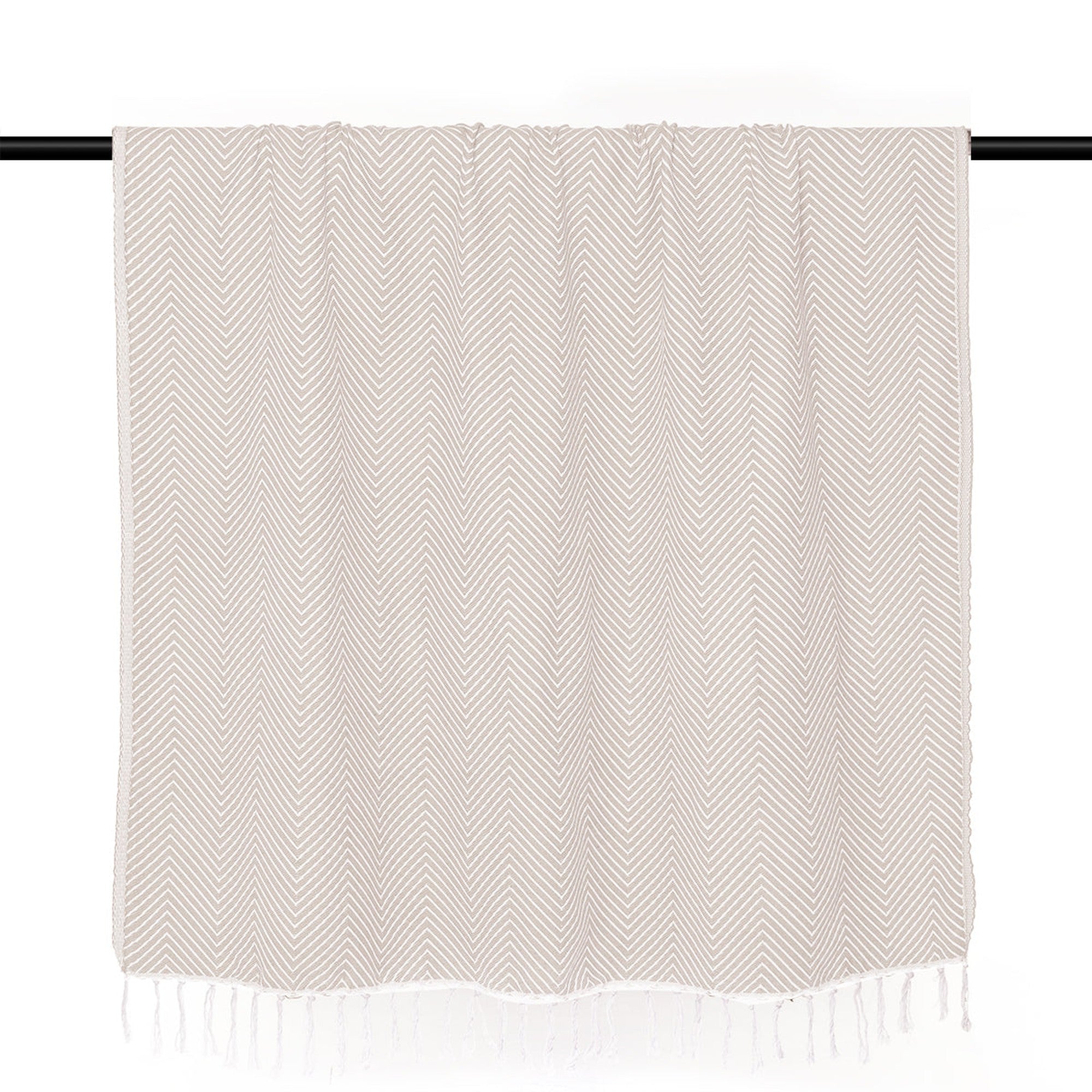 Amsterdam - Plaid - Coton - Taupe Clair