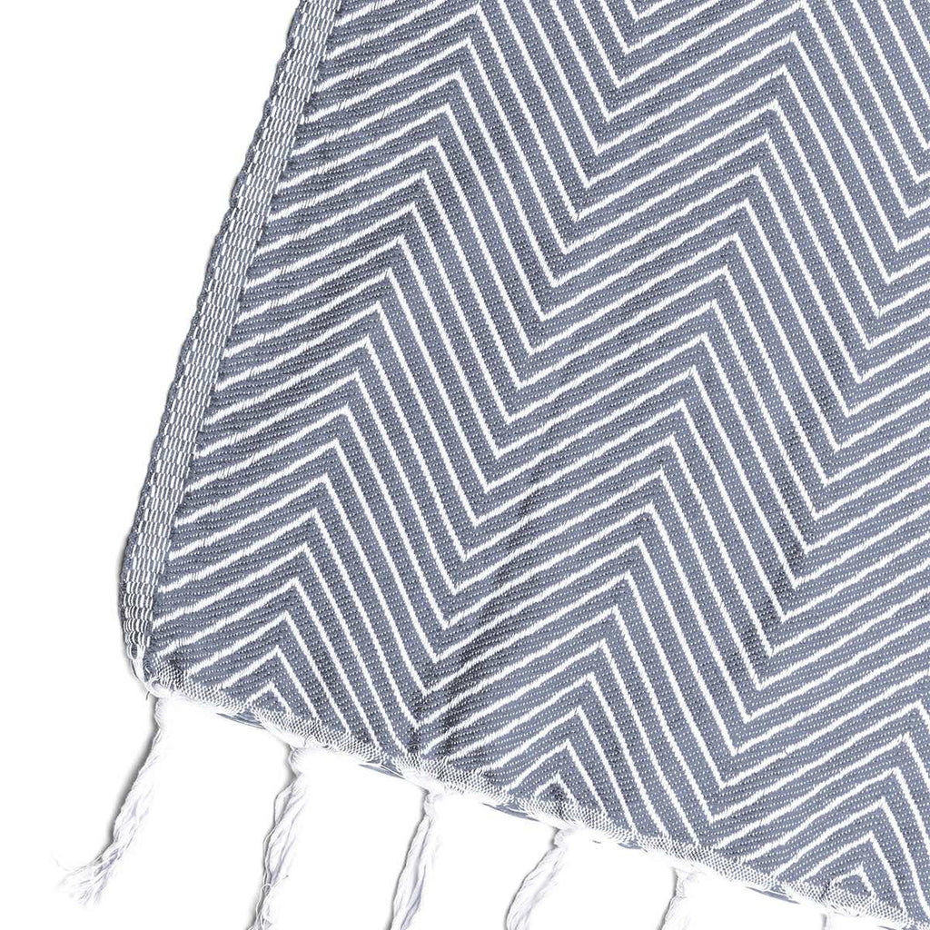 Amsterdam - Plaid - Coton - Gris Moyen