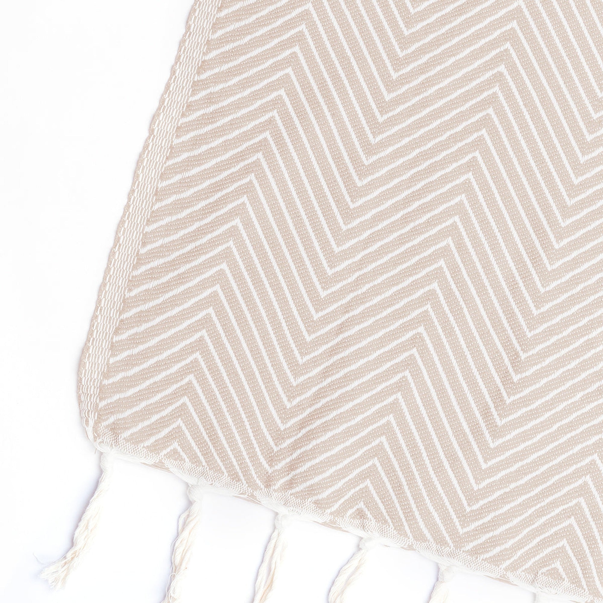 Amsterdam - Plaid - Coton - Taupe Clair
