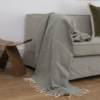 Oslo - Plaid - Coton - Vert