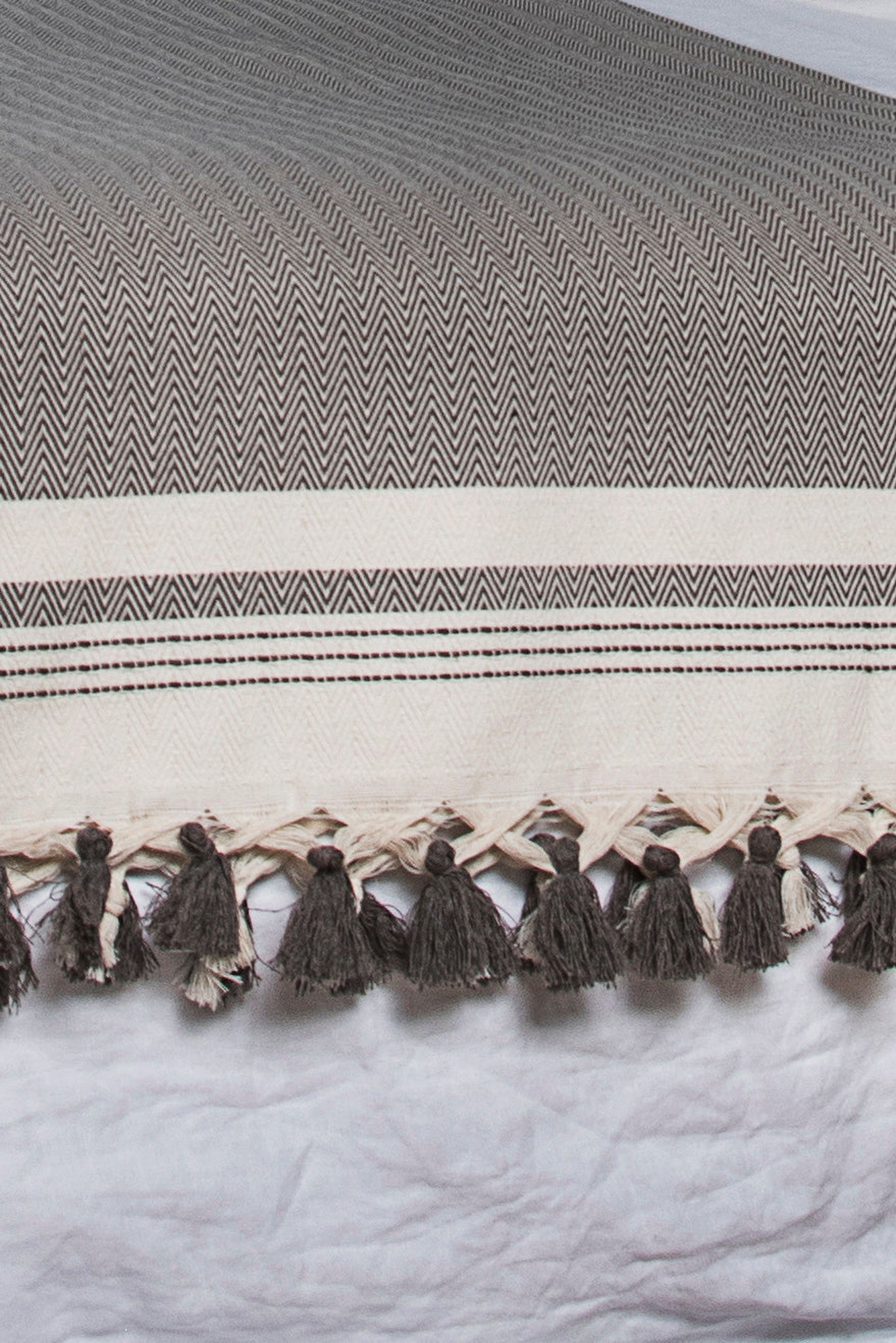 Ivan - Plaid - Coton - Taupe