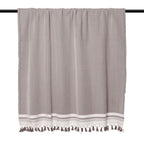 Ivan - Plaid - Coton - Taupe