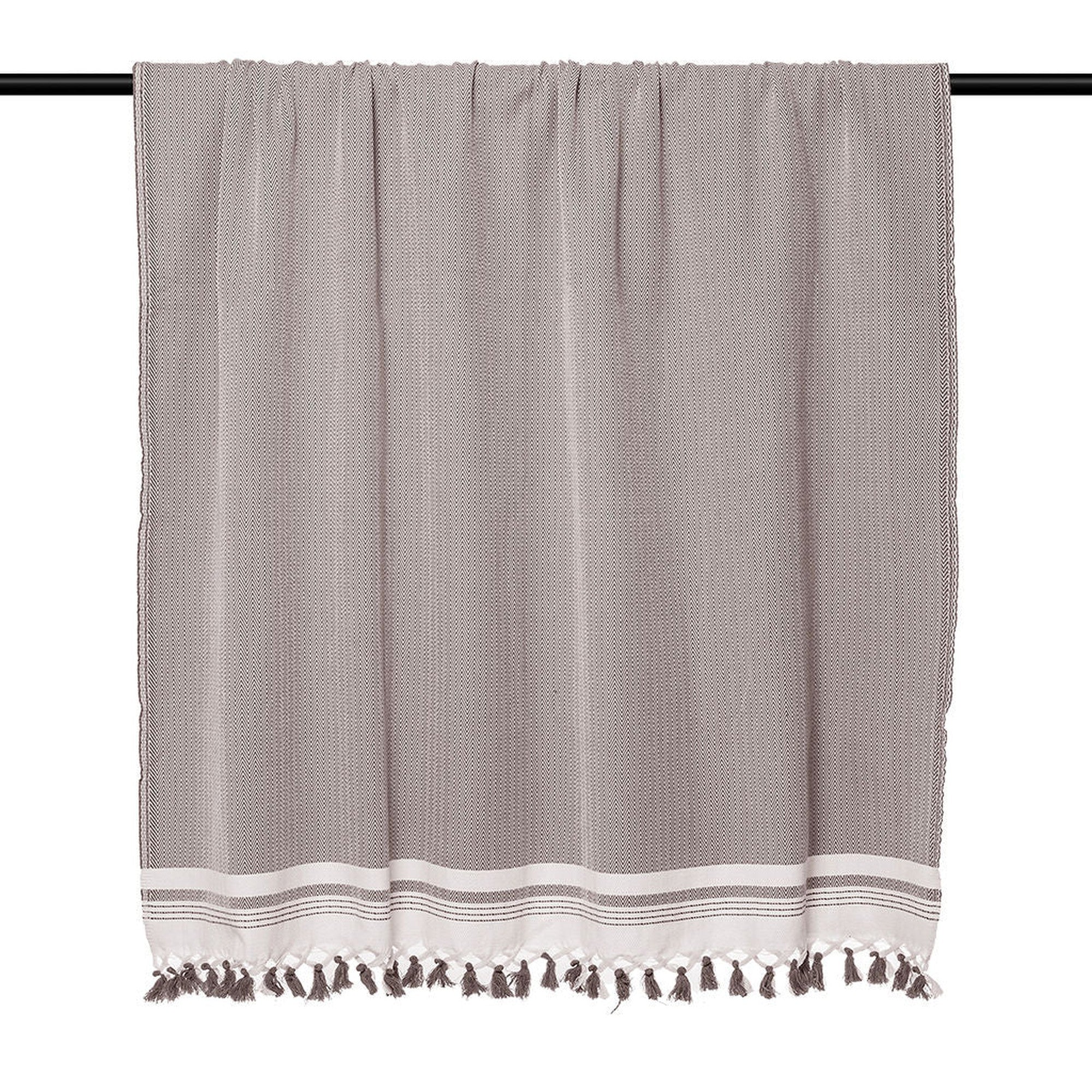 Ivan - Plaid - Coton - Taupe