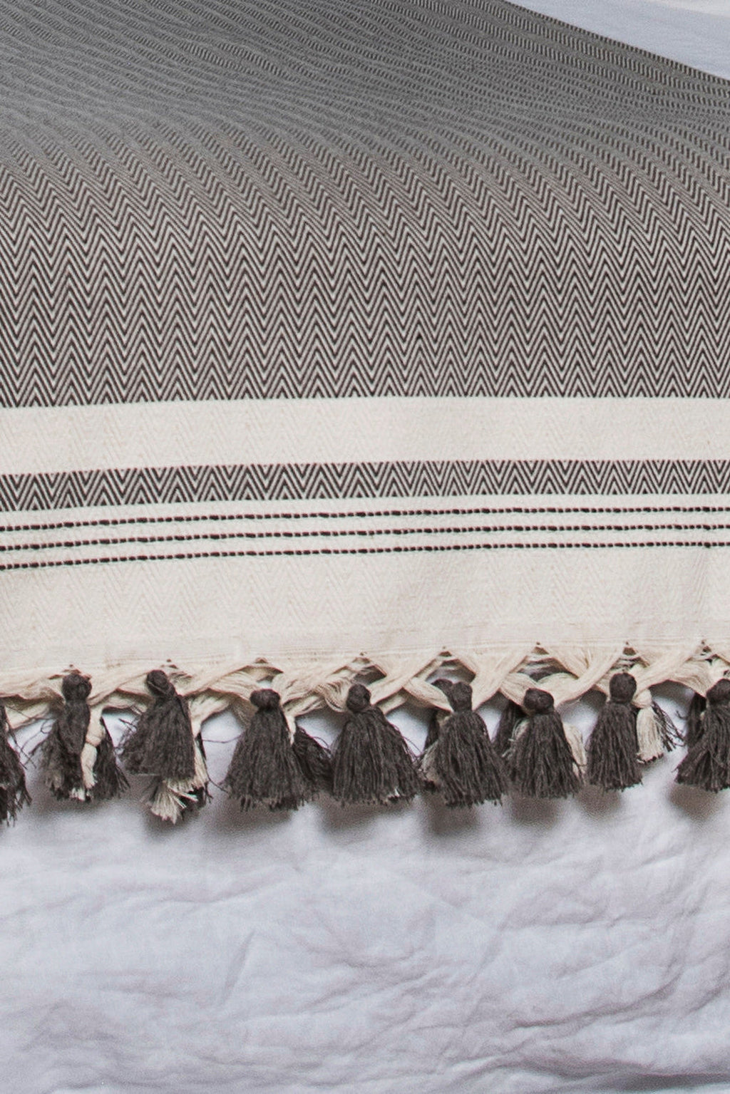 Ivan - Plaid - Coton - Taupe