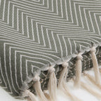 Amsterdam - Throw - Cotton - Olive Green