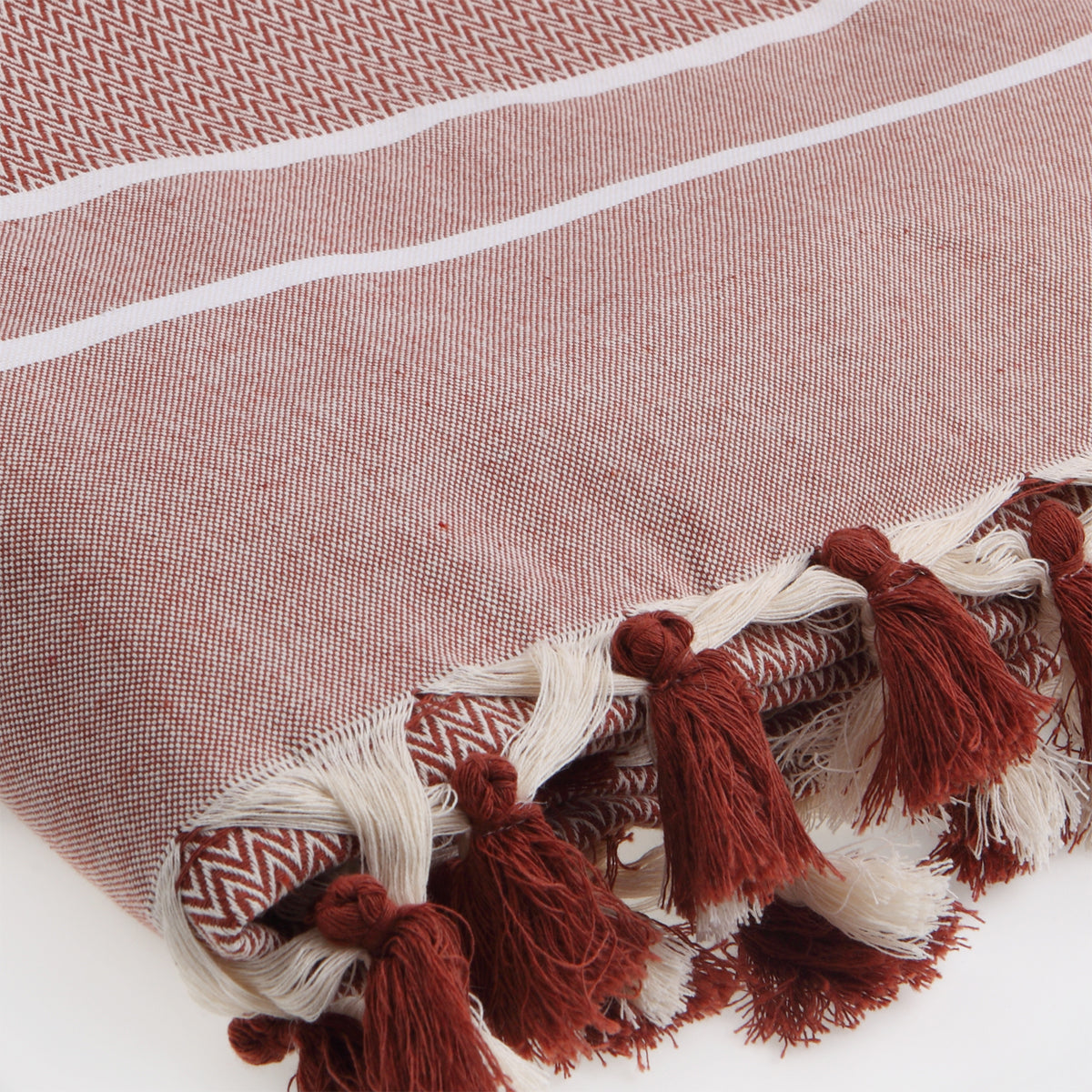 Stockholm - Plaid - Coton - Rouge