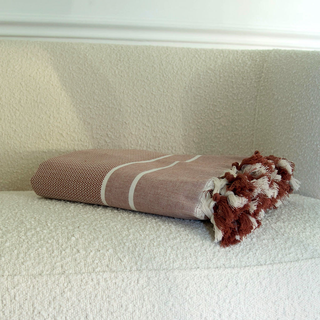 Stockholm - Plaid - Coton - Rouge